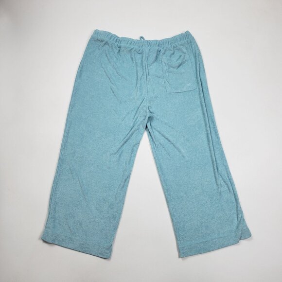 Andie Swim The Crop Pant Women's Large Cabana Blue Cover-Up Lounge & Resort Wear - Picture 4 of 16